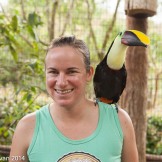 Alexis with Tucan
